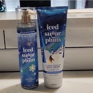 Bath and Body Works Iced Sugar Plum Set